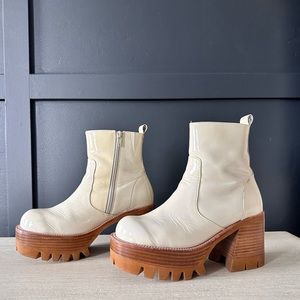 JEFFREY CAMPBELL QUAVO-2 Ice Crinkle Patent 7.5